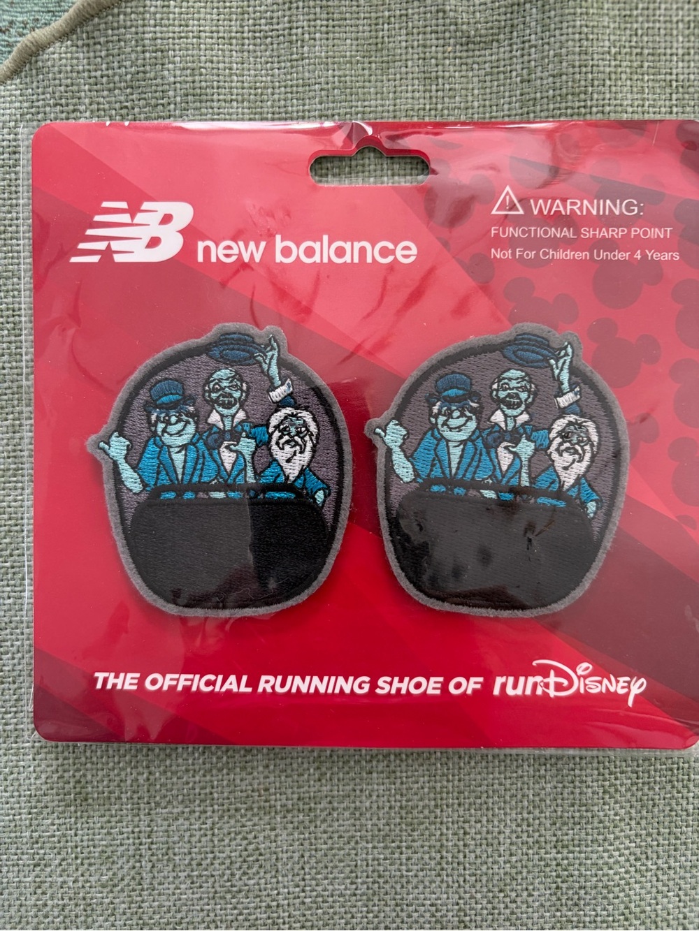 New Balance Disney Haunted Mansion Hitchhiking Ghosts Shoelace Clip Ons